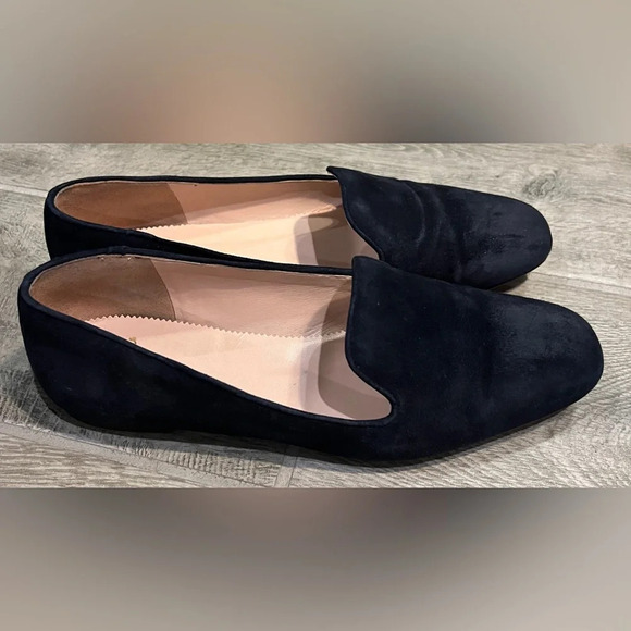 J Crew blue suede slip on shoes. Size 7 - Picture 5 of 9